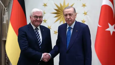 Almanya Cumhurbaşkanı Steinmeier Ankara'da | Cumhurbaşkanı Erdoğan: Gazze'de iki devletli çözüm olmalı