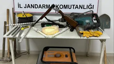 Sit alanında kaçak kazı: 7 kişi yakalandı