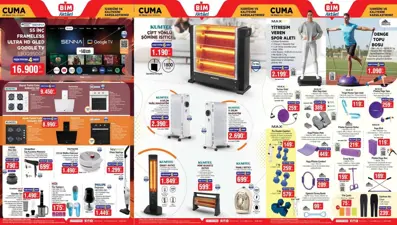 RAFLARDA: BİM 24 Ekim Aktüel Ürün Kataloğu 2025: Elektronik ev ürünleri, spor ekipmanları, ısıtıcı çeşitleri satışta