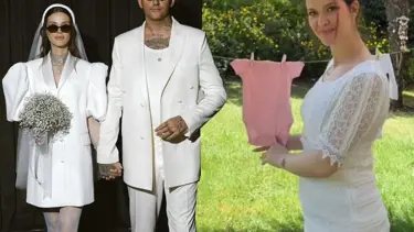 İlk kez anne olmaya hazırlanan İrem Helvacıoğlu'ndan eşiyle yeni poz