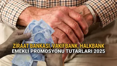 Güncel kamu bankaları emekli promosyonları 2025: Ziraat Bankası, Vakıfbank, Halkbank emekli maaşı promosyonu ne kadar?