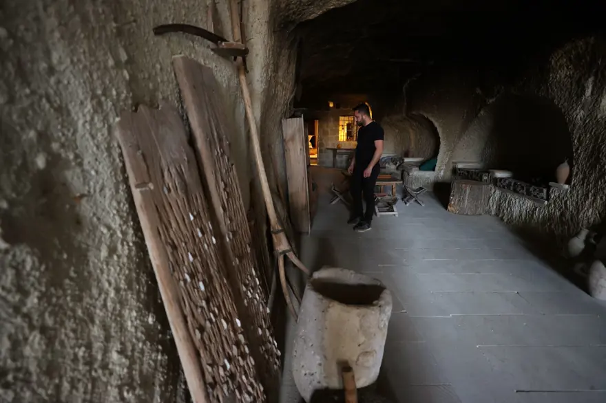 Ata mirası mağara evi geçmişe yolculuk için ziyarete açtı 9