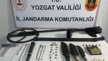 Yerköy’de define ararken yakalandılar