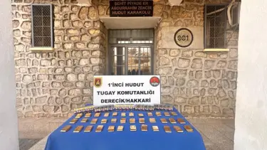 MSB: Hakkari sınırında 36 kilo altın ele geçirildi