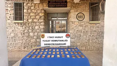 MSB: Hakkari sınırında 36 kilo altın ele geçirildi