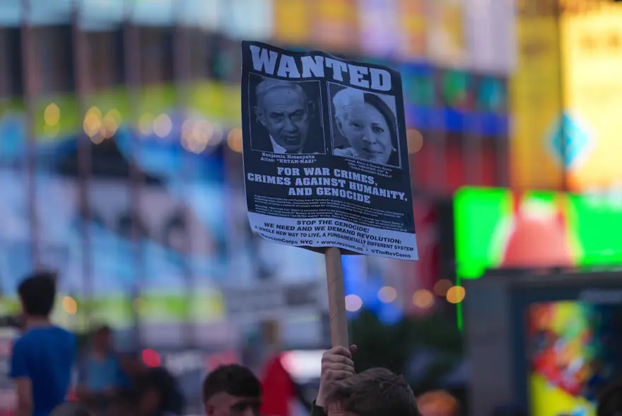 New York sokaklarına Netanyahu karşıtı protesto damga vurdu 10