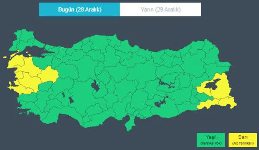 Meteorolojiden 9 il için sarı kod: AKOM’dan İstanbul’a hafta sonu uyarısı 2