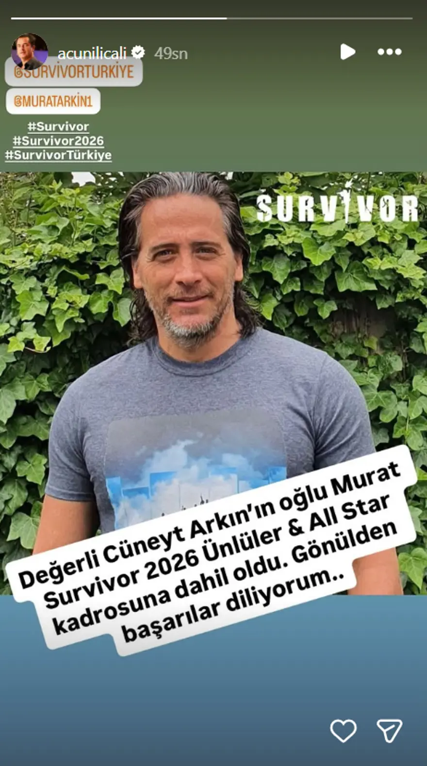 Survivor 2026 geliyor: Cüneyt Arkın'ın oğlu kadroda 3