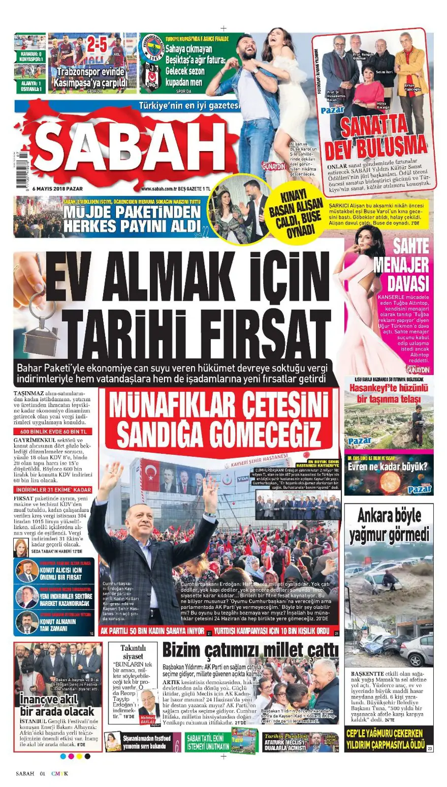 Günün gazete manşetleri - 6 Mayıs 2018 8