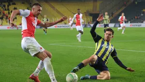 UEFA Avrupa Konferans Ligi: Fenerbahçe turu zora soktu (Fenerbahçe-Slavia Prag maç sonucu)