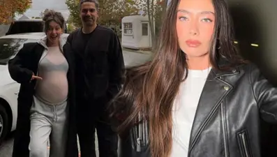 Oğlunu kucağına almak için gün sayan Neslihan Atagül heyecanını paylaştı