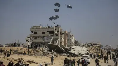 Ürdün ve BAE’den Gazze Şeridi’ne havadan yardım