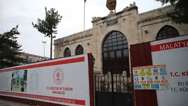 Depremde zarar gören Malatya'daki tescilli kültür varlıkları yenileniyor