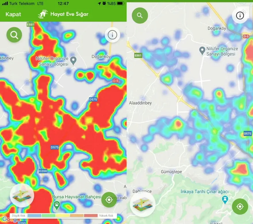 Bursa'nın risk haritası 3 ayda kırmızıya döndü 1