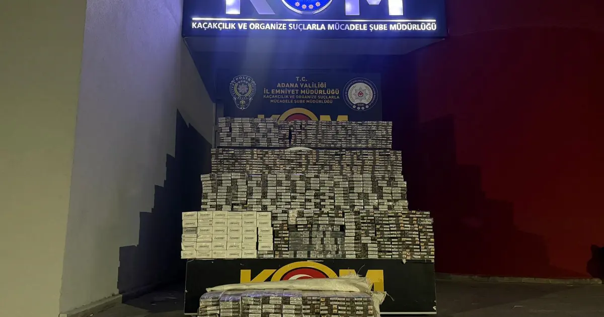 Adana’da 3 milyon TL değerinde kaçakçılık operasyonu