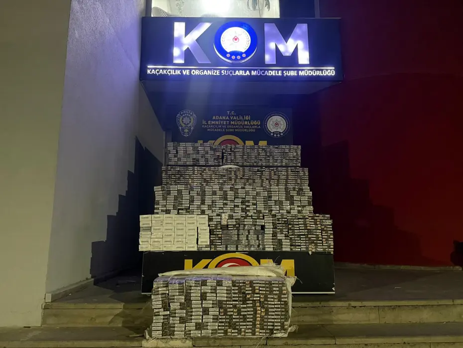 Adana’da 3 milyon TL değerinde kaçakçılık operasyonu