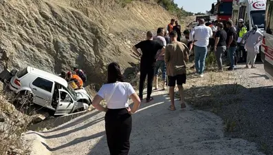 Kontrolden çıkan otomobil menfeze savruldu: 1 ölü