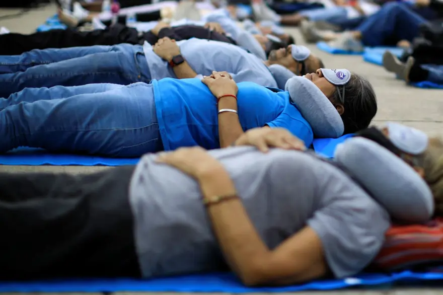 Meksika'da Dünya Uyku Günü: Topluca uykuya daldılar 5 Meksika'da Dünya Uyku Günü: Topluca uykuya daldılar 5