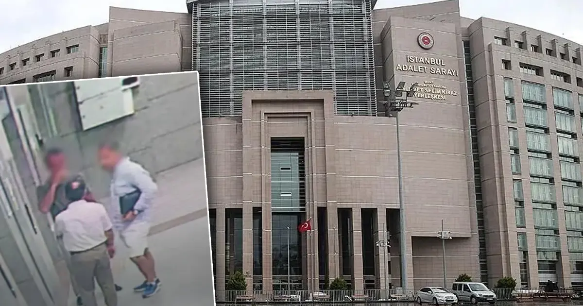 Kartı çalıp Çağlayan'a "hakim" olarak girdi. Dosya takibi yaparken yakalandı