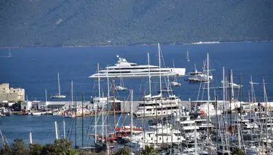 Bodrum mega yatları ağırlıyor