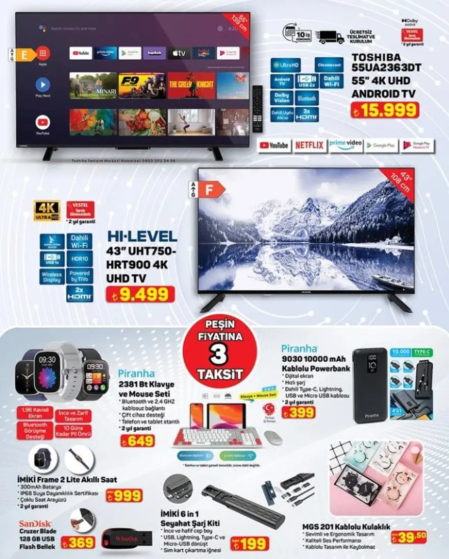 A101 aktüel 10 Temmuz kataloğu: A101 marketlere TV, beyaz eşya, süpürge, karavan, motosiklet ve bisiklet geliyor 4 A101 aktüel 10 Temmuz kataloğu: A101 marketlere TV, beyaz eşya, süpürge, karavan, motosiklet ve bisiklet geliyor 4