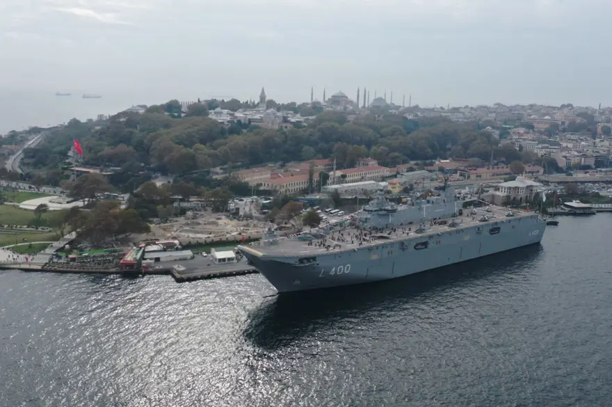 TCG Anadolu gemisine ziyaretler sürüyor 3 TCG Anadolu gemisine ziyaretler sürüyor 3