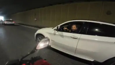 TEM'de makas tartışması: "Sen polis misin?" diyerek tepki gösterdi