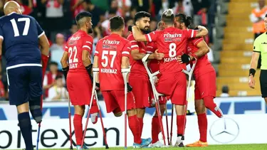 Ampute Milli Takım, Fransa'yı 3-0 mağlup etti