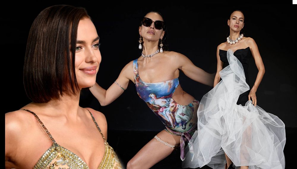 Irina Shayk İngiliz moda markasının ilkbahar kampanyasında
