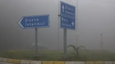 Bolu Dağı'nda göz gözü görmüyor: 25 metreye düştü