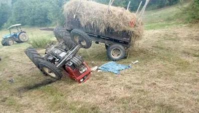 Traktörün altında kalmıştı: Hayatını kaybetti