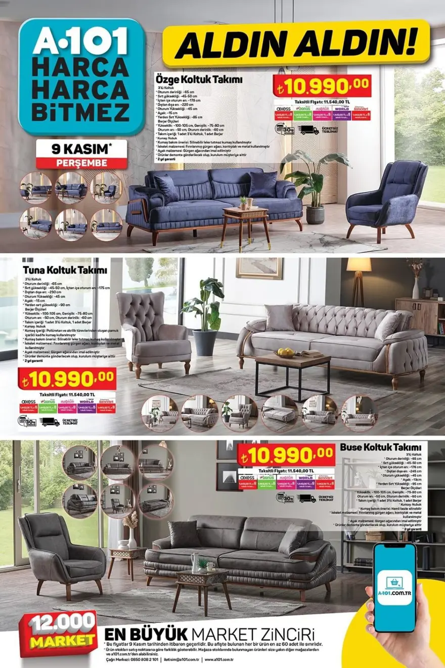 A101 marketten bu haftaya özel yeni indirimli ürünler listesi: Birçok üründe fırsat indirimi (9 Kasım A101 aktüel ürünler kataloğu) 7