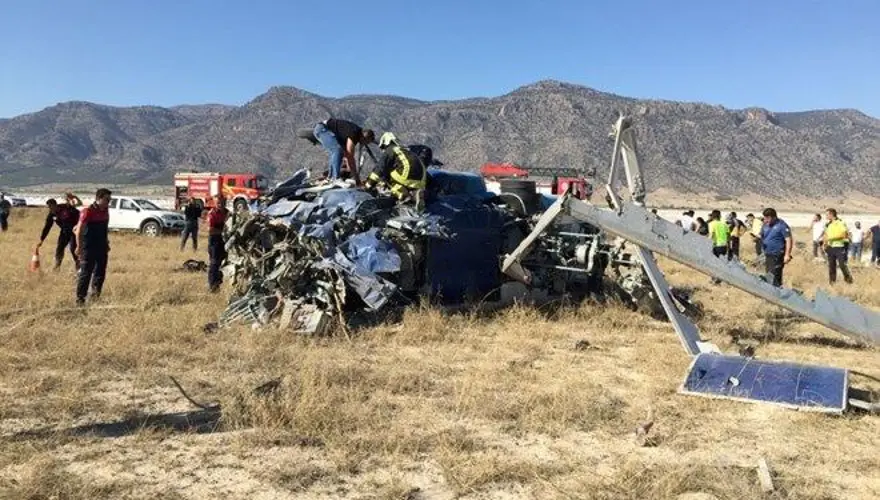 YANGIN SÖNDÜRME HELİKOPTERİ DÜŞTÜ 4