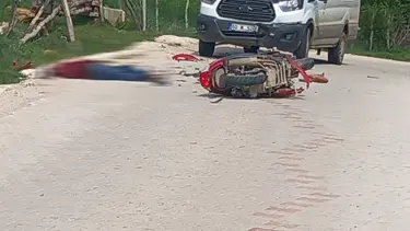 Tokat'ta minibüsle çarpışan motosikletli öldü
