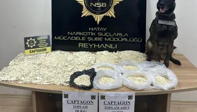 Hatay'da 60 bin uyuşturucu hap ele geçirildi
