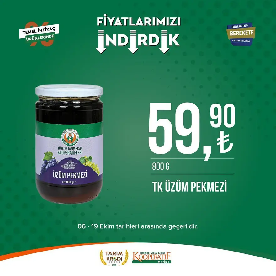 Tarım Kredi Kooperatif Market kasım ayına özel yeni indirimli ürünler: Birçok üründe yüzde 50 indirim fırsatı (2 Kasım 2023 Tarım Kredi Market indirimleri) 87
