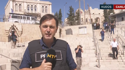 NTV ekibi Mescid-i Aksa'da: Cuma namazı öncesi endişeli bekleyiş