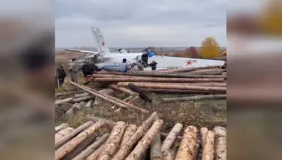 Tataristan'daki uçak kazasından ilk görüntü
