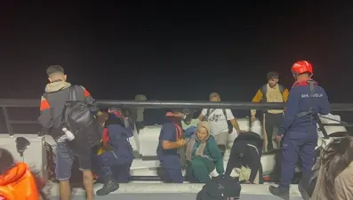 Bodrum açıklarında göçmen operasyonu