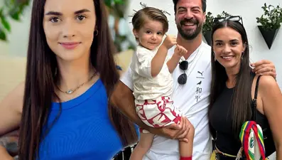 Hande Soral'dan eşi İsmail Demirci ve oğlu Ali ile yeni kareler