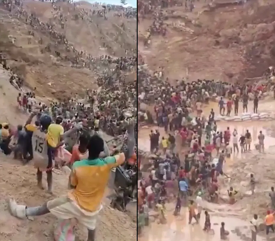 Orta Afrika'da maden faciası. 107 kişinin cesedine ulaşıldı