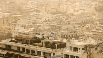  Afrika tozu, komşu ülkeyi sarıya boyadı! 