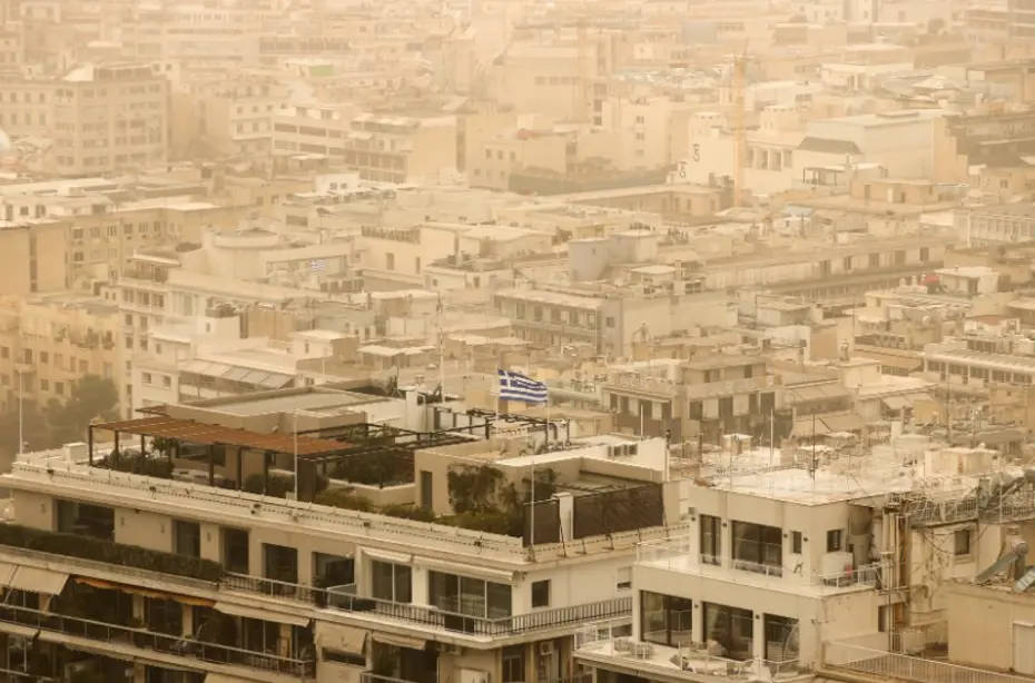  Afrika tozu, komşu ülkeyi sarıya boyadı! 