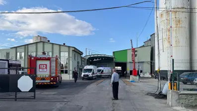 Afyonkarahisar'da yağ fabrikasında patlama oldu