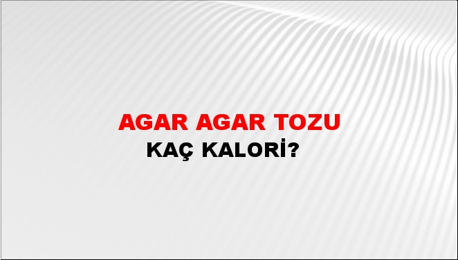 Agar Agar Tozu