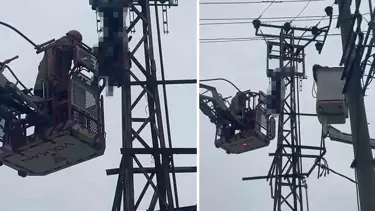 Bursa'da hırsızlık için çıktığı elektrik direği sonu oldu