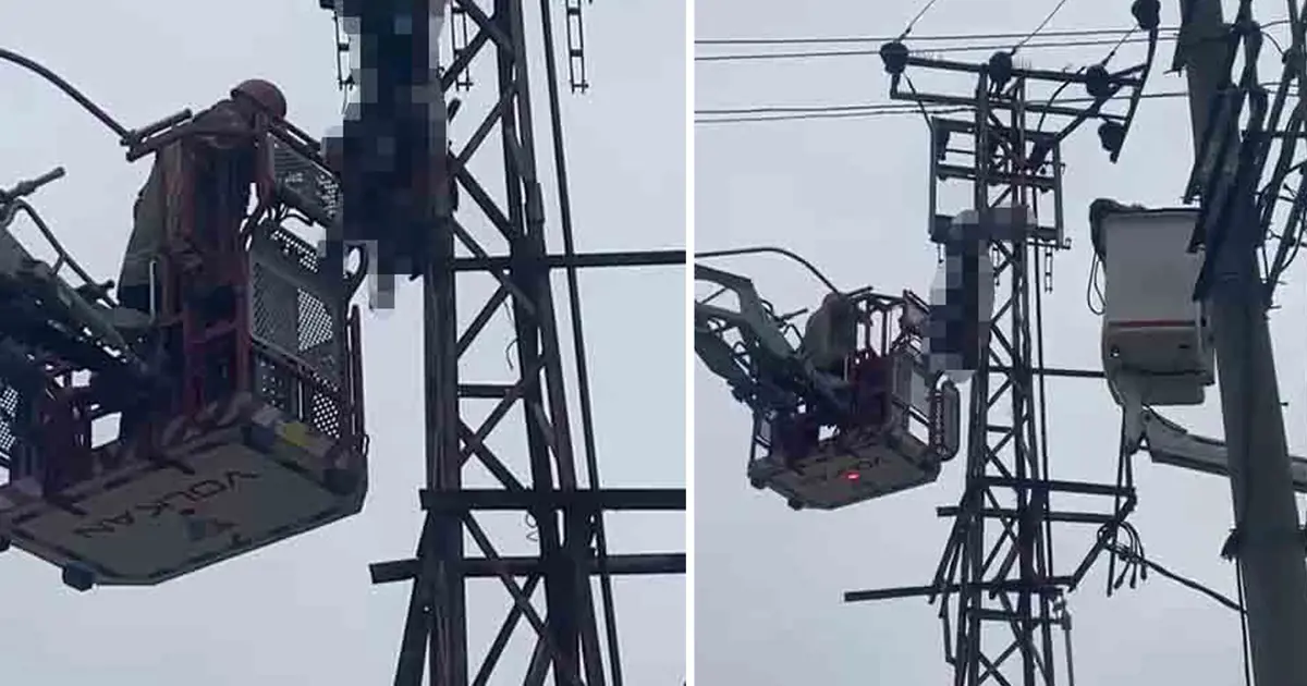 Bursa'da hırsızlık için çıktığı elektrik direği sonu oldu