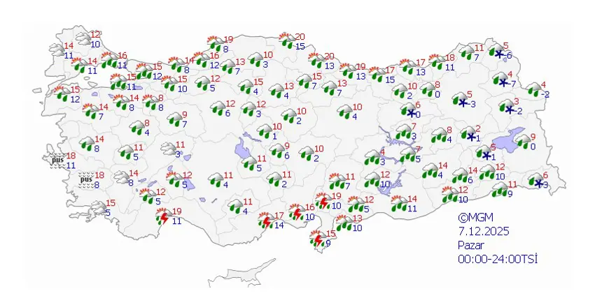 YAĞIŞLAR PAZAR GÜNÜ ŞİDDETLENECEK 1