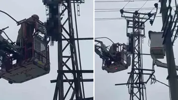 Bursa'da hırsızlık için çıktığı elektrik direği sonu oldu