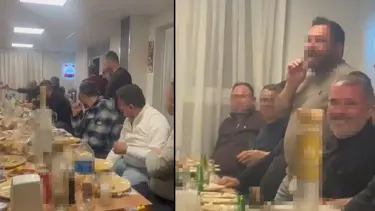 Alkol masasında okunan selaya soruşturma